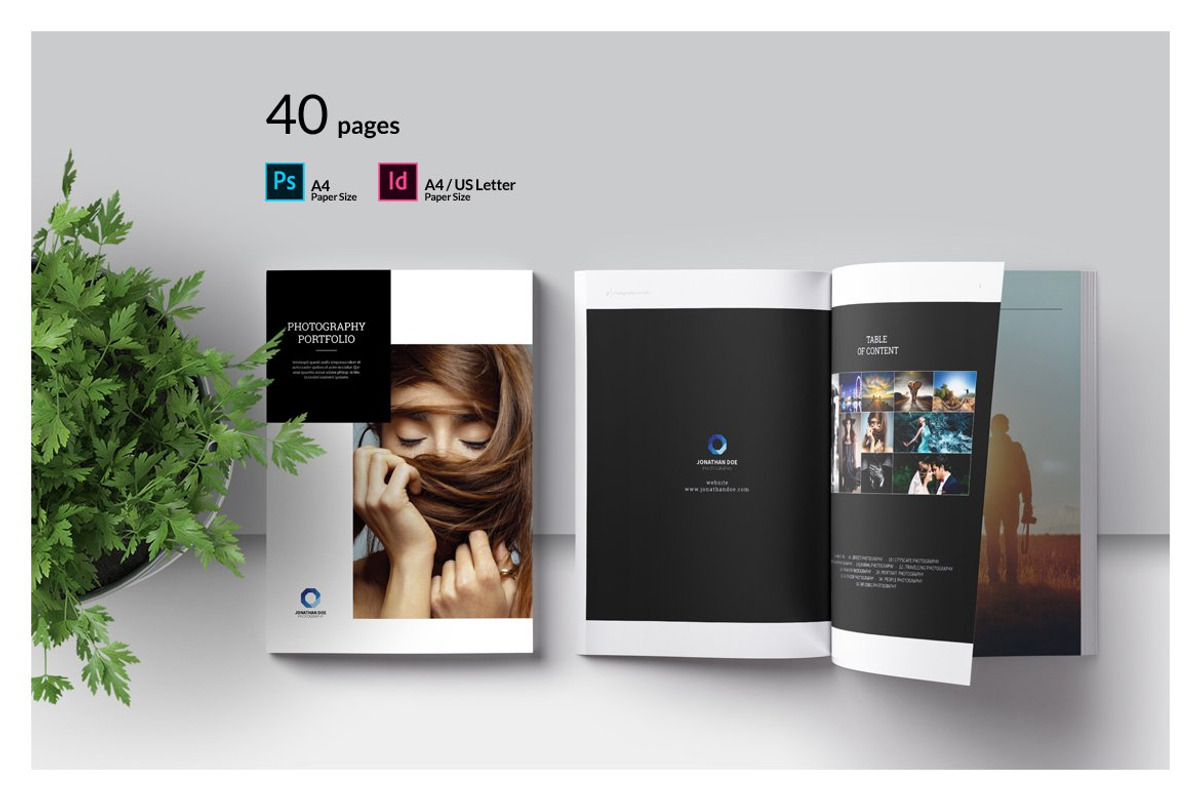 Photography Portfolio BUNDLE, a Brochure Template by adekfotografia (Photo 2 of 41)