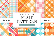 Plaid Digital Repeat Pattern, a Pattern Graphic by BusyDaydesign (Thumbnail 1 of 9)