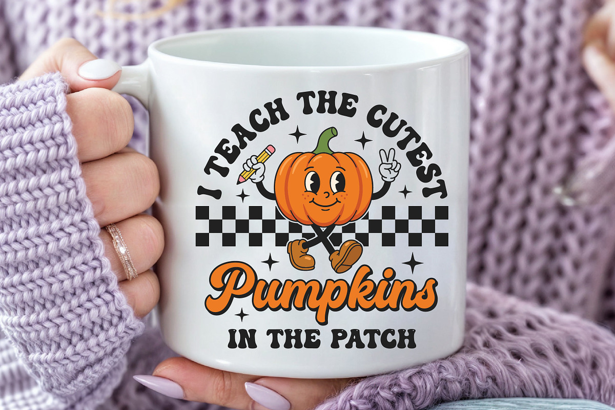 I Teach the Cutest Pumpkins SVG, a Seasonal Illustration by Rose Art (Photo 6 of 7)