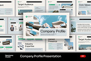 PEONA | Clean Company Profile PowerP, a Presentation Template by Neermana (Thumbnail 1 of 4)