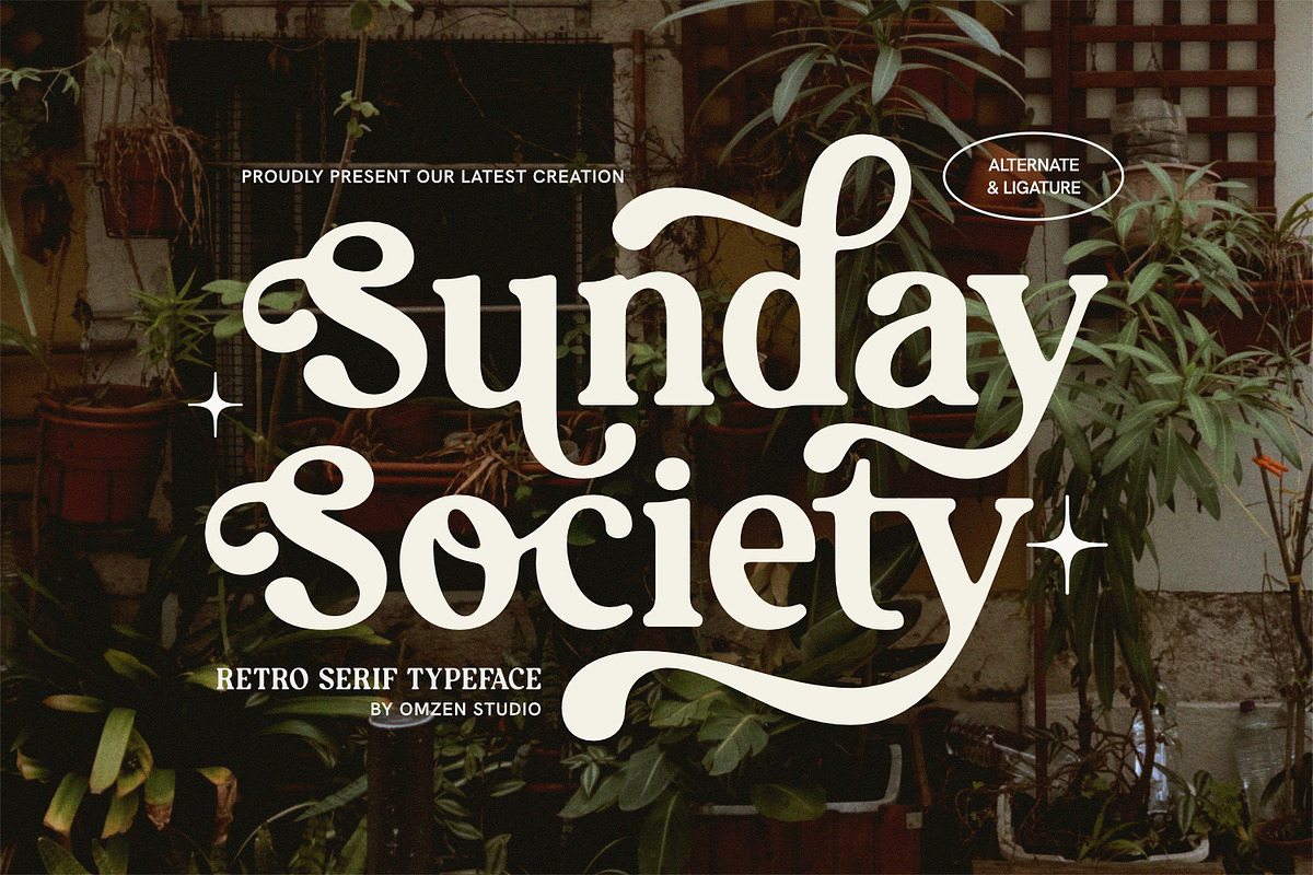 Sunday Society | Modern Retro Serif, a Serif Font by BlancaLab Studio (Photo 1 of 6)