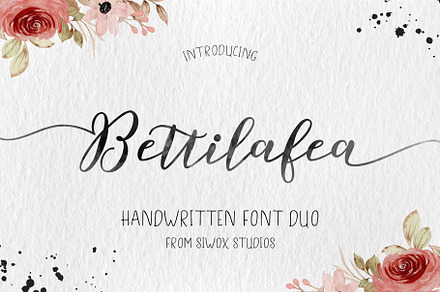 Bettilafea Duo Handmade Fonts