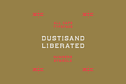 Dustisand Liberated, a Font by Maybe This Color (Thumbnail 1 of 3)