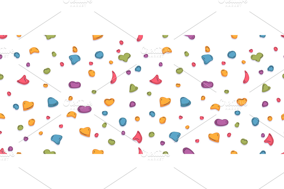 Climbing wall. Indoor bouldering gym, a Texture Illustration by Stock-Smart-Start