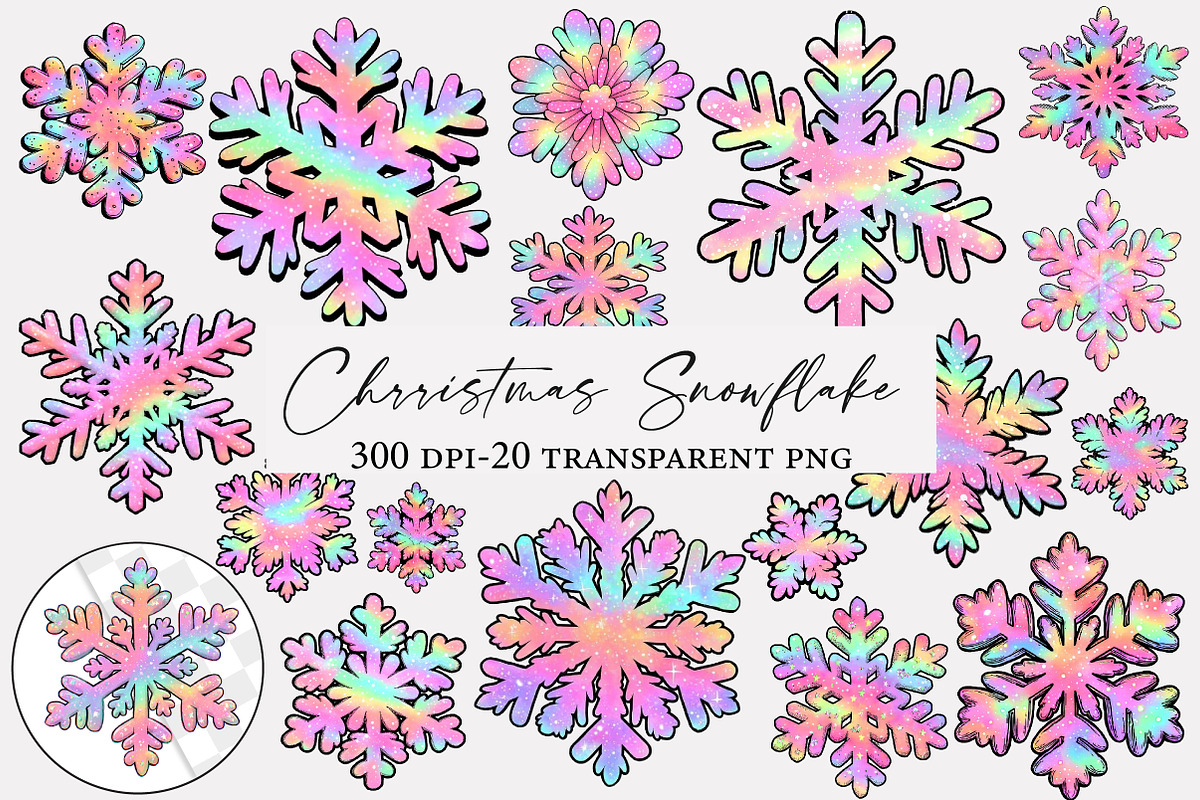 Chrristmas Snowflake clipart, an Illustration by Designworld (Photo 1 of 4)