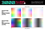 3000 millenial color swatches set, a Palette Add-On by ToonPlanet Vector Assets (Thumbnail 5 of 9)