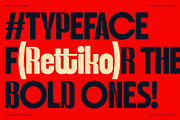 Rettiko - Bold Condensed Typeface, a Sans Serif Font by SilverStag Type Foundry (Thumbnail 1 of 20)