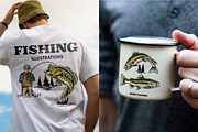 Fishing Illustrations, an Illustration by cd-design.co (Thumbnail 6 of 8)