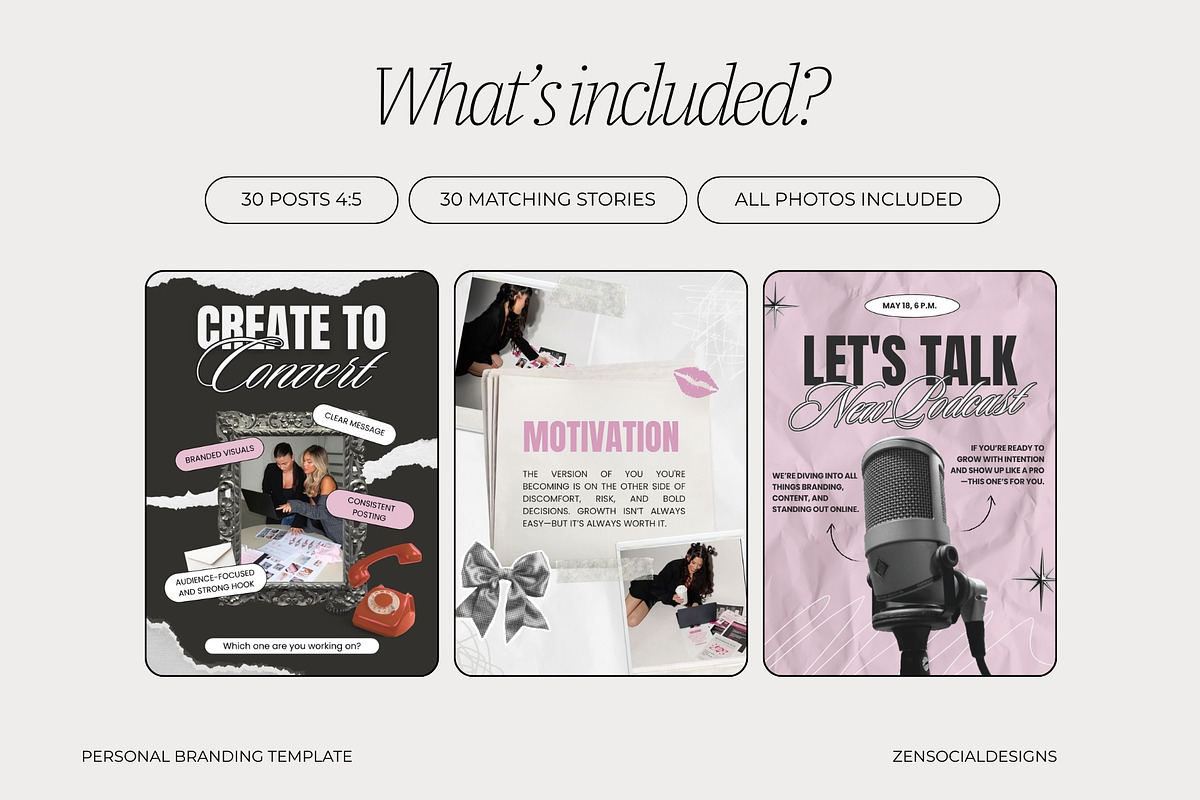 Personal Brand Instagram Template preview 4