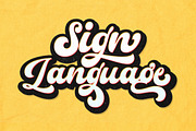 Nigthwel - Retro Font, a Script Font by Picatype Studio (Thumbnail 5 of 9)