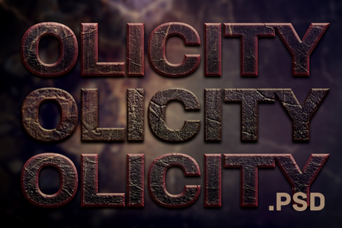 Distressed and Textured Style .PSD preview 3