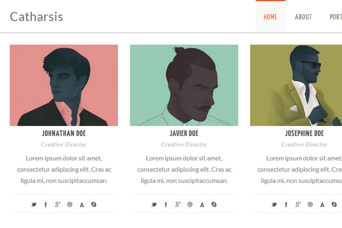 Catharsis - Responsive HTML Template, a Bootstrap Template by FWPolice (Photo 3 of 5)