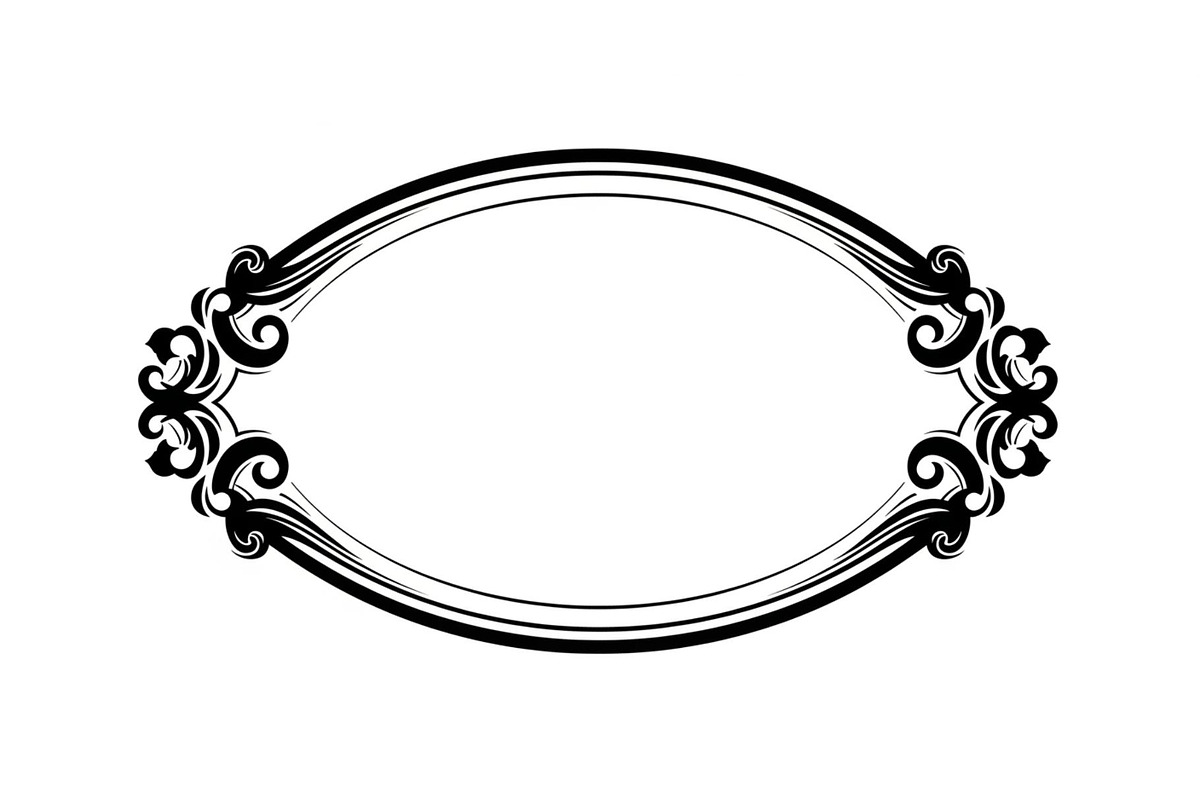 Elegant Oval Ornament Frame Bundle, an Illustration by jahid234 (Photo 22 of 31)