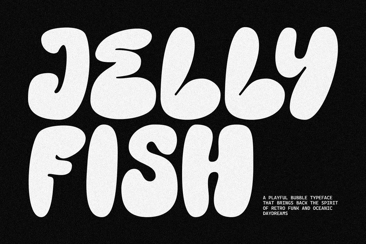 JellyFish - Groovy Bubble Font, a Symbol Font by Typeparties (Photo 2 of 10)