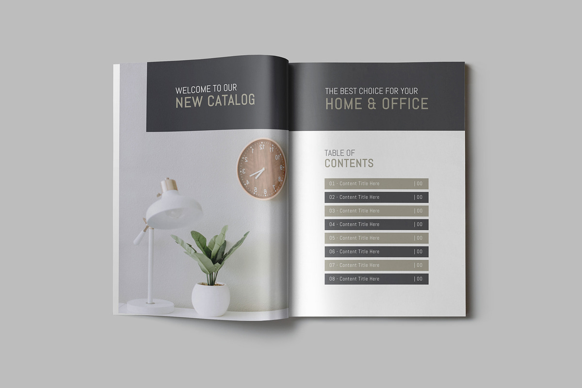 Product Catalog Design Template, a Print Template by VectStock (Photo 2 of 7)