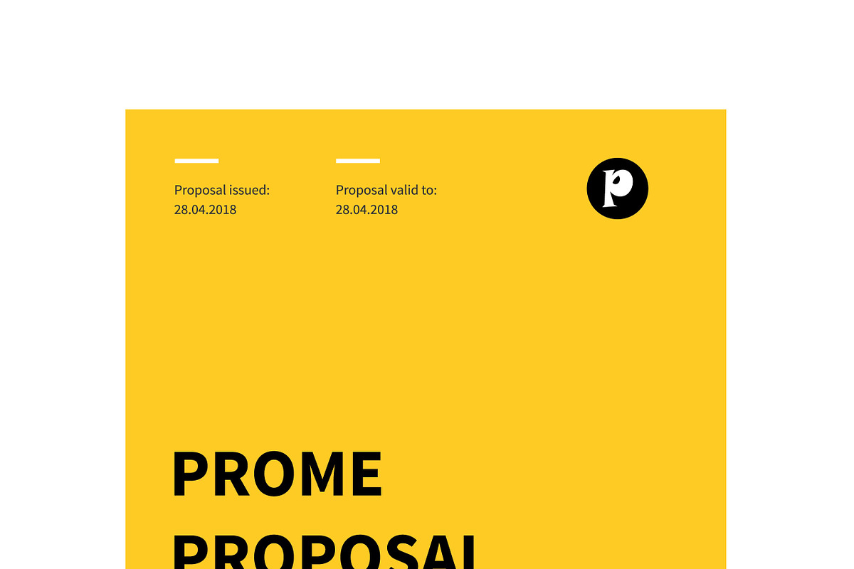 Proposal Template, a Brochure Template by DesignGhar (Photo 5 of 8)