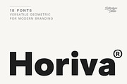 Horiva Sans Geometric | 50% OFF, a Sans Serif Font by Lettertype Studio (Thumbnail 1 of 17)