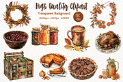 Watercolor Autumn Fall Harvest PNG, a Seasonal Illustration by Maysa Art (Thumbnail 3 of 5)