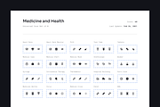 Medicine and Health Icon Set, a Solid Icon by 123done (Thumbnail 2 of 2)