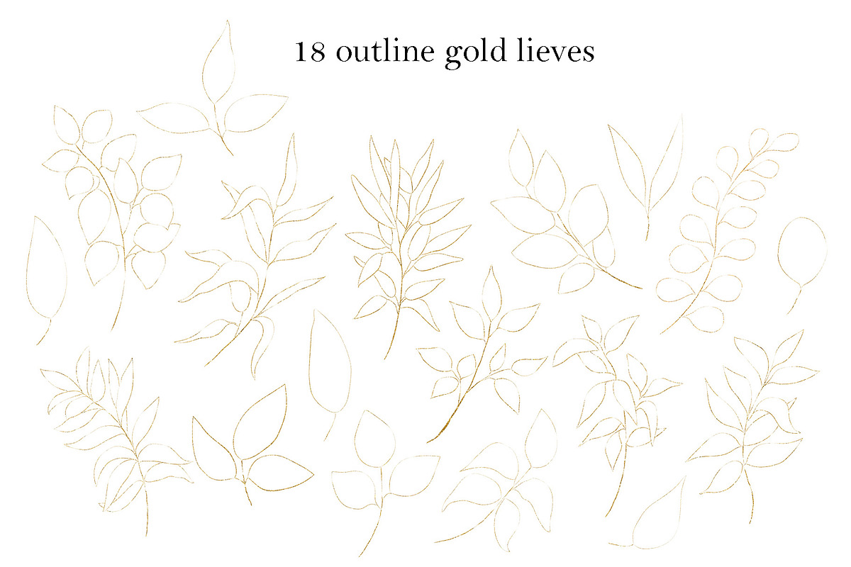 Golden Green, a Texture Illustration by ViсkyArtDesign (Photo 12 of 17)