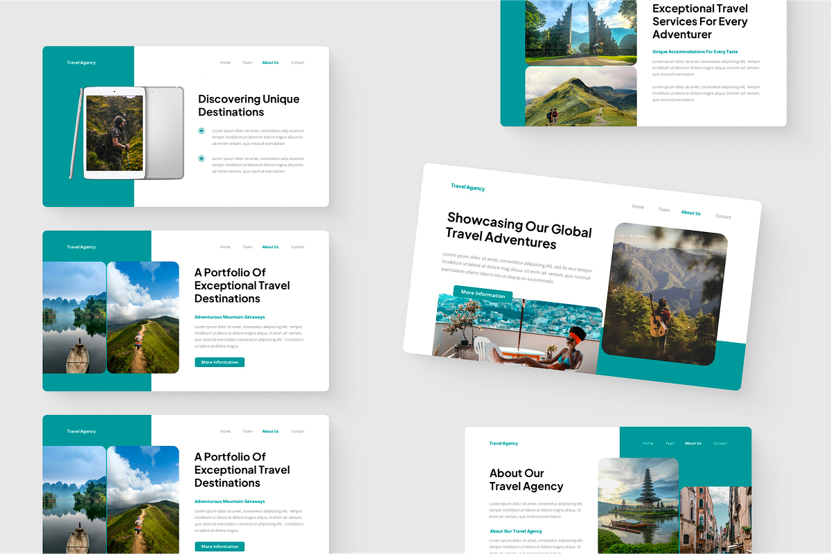 Travel Agency Powerpoint, a Presentation Template by SquidPixey (Photo 6 of 6)