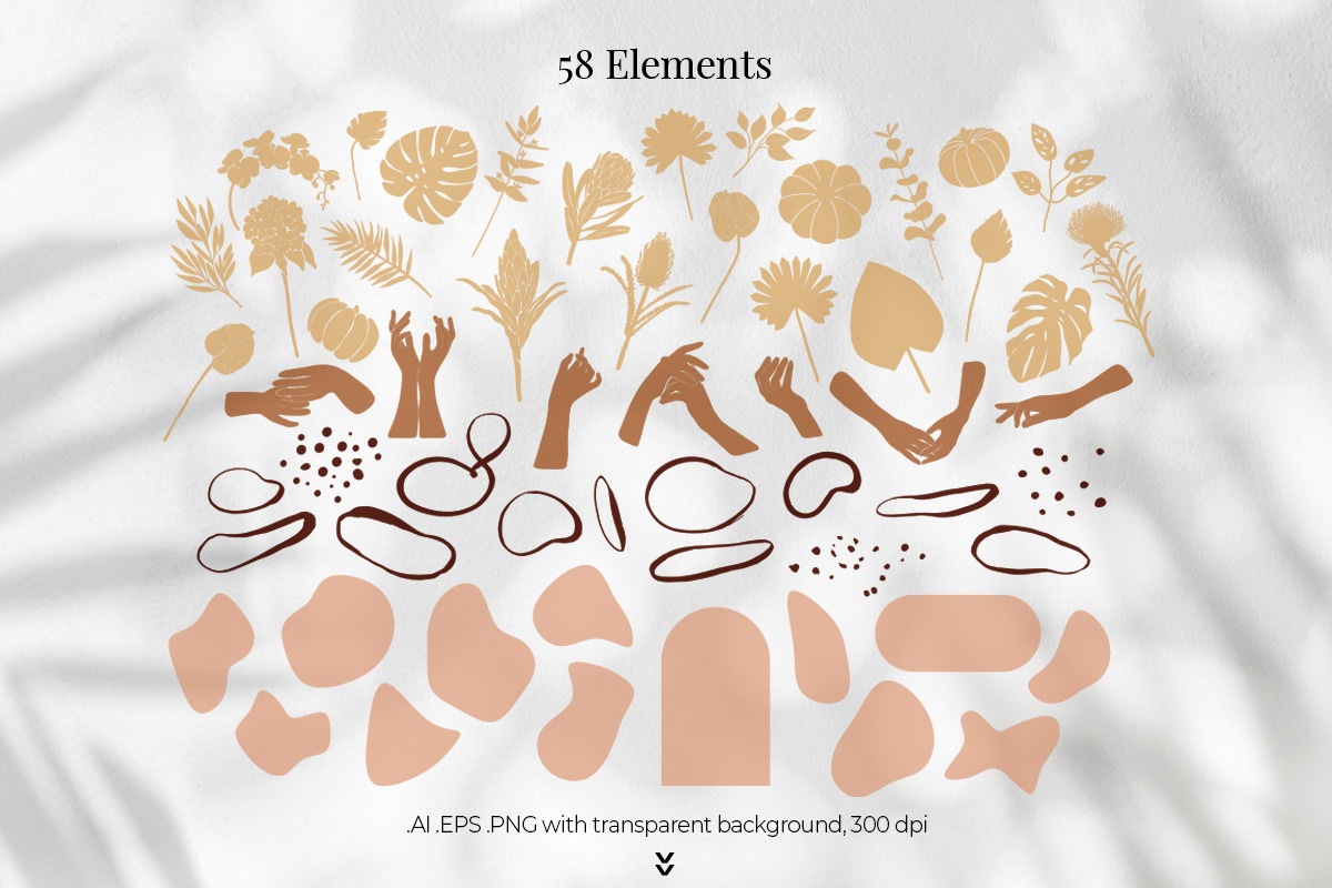 Poster Creator. Autumn Flora & Women, an Object Graphic by Julie&Taily (Photo 5 of 27)