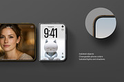 iPhone Duo Mockup - Inner & Cover, an iPhone Mockup by Avelina Studio (Thumbnail 2 of 3)