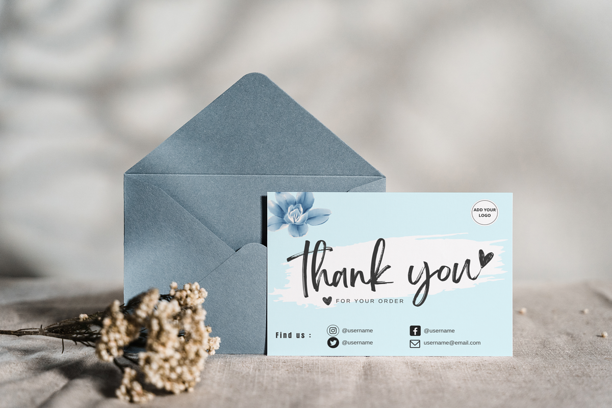 Thankyou Card Canva Template, a Card Template by DesignTreasureID (Photo 3 of 4)