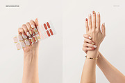 UV Gel Nail Wraps Mockup Set, a Merchandise Mockup by creatsy5 (Thumbnail 4 of 10)