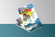 Family Fun Day Flyer Template, a Flyer Template by retrographix (Thumbnail 2 of 4)