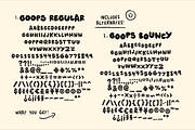 Goops! A handwriting bubble font!, a Handwritten Font by Studio Funshop by Kelli (Thumbnail 7 of 7)