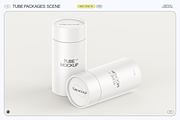 Paper Tube Package Mockup Set 2, a Cups & Container Mockup by Samolevsky (Thumbnail 5 of 17)