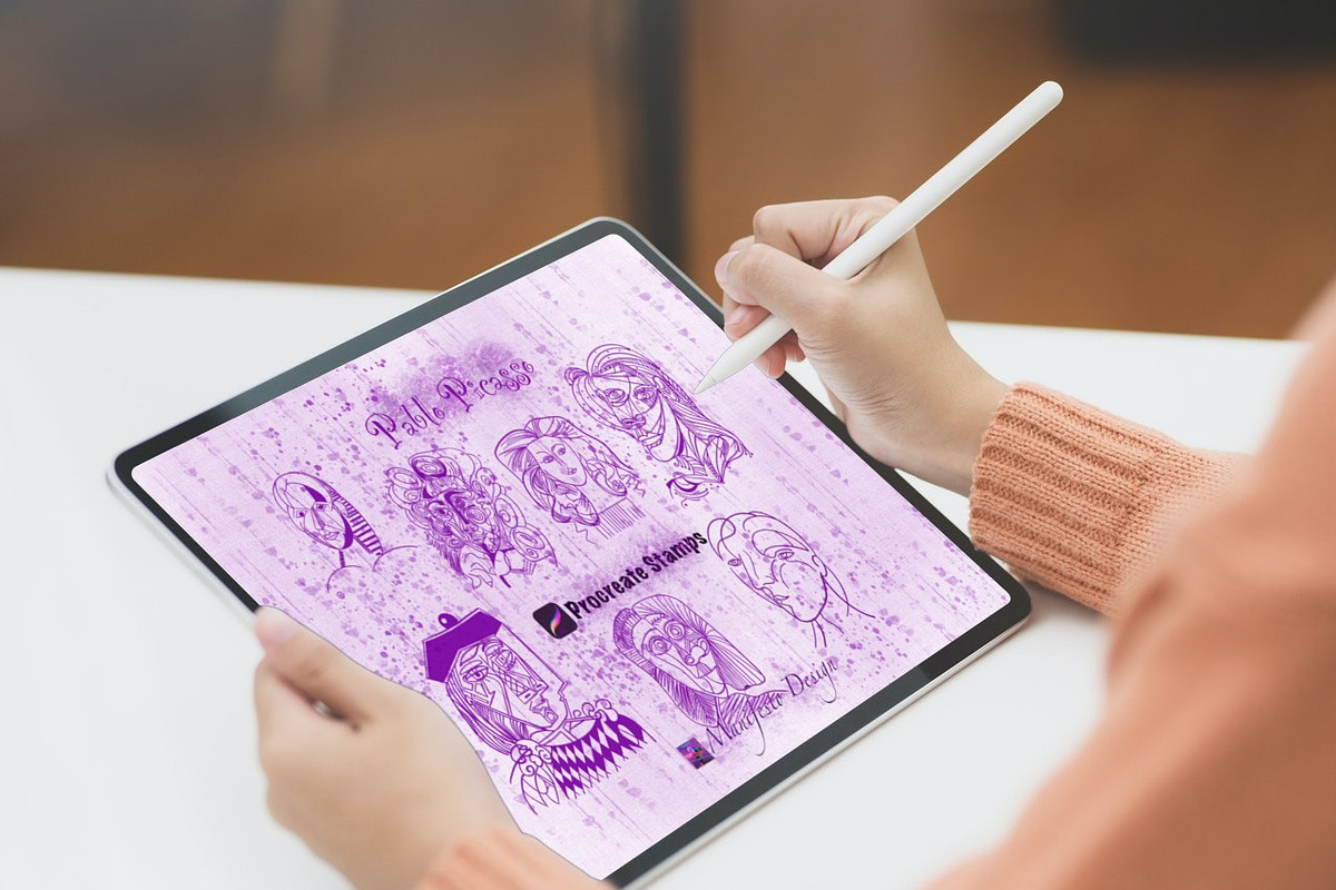 Pablo Picasso Procreate BUNDLE V 5, a Brush Add-On by Manifesto Design Gallery (Photo 15 of 17)