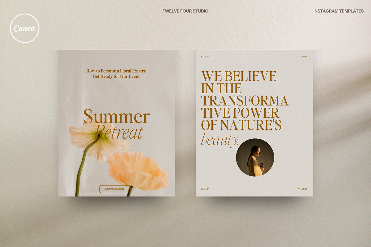 Flora Social Media Bundle 50 Posts, a Social Media Template by Twelve Four Studio (Photo 3 of 9)