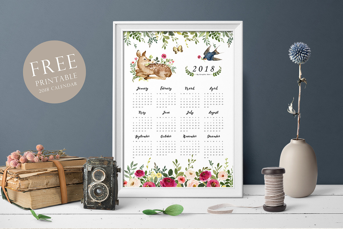 Vigorous Spring-Graphic Design Set, an Animal Illustration by Graphic Box (Photo 9 of 9)