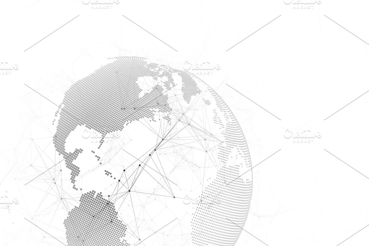 Abstract futuristic network shapes, a Healthcare Illustration by VectorShop (Photo 2 of 8)