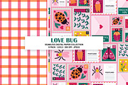 Love Bug Valentine Seamless Patterns, a Pattern Graphic by Alanna Messina Design Co (Thumbnail 5 of 8)