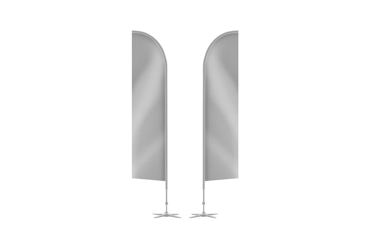 Feather Flag Mockup v2, a Product Mockup by GraphicsPixel (Photo 3 of 5)