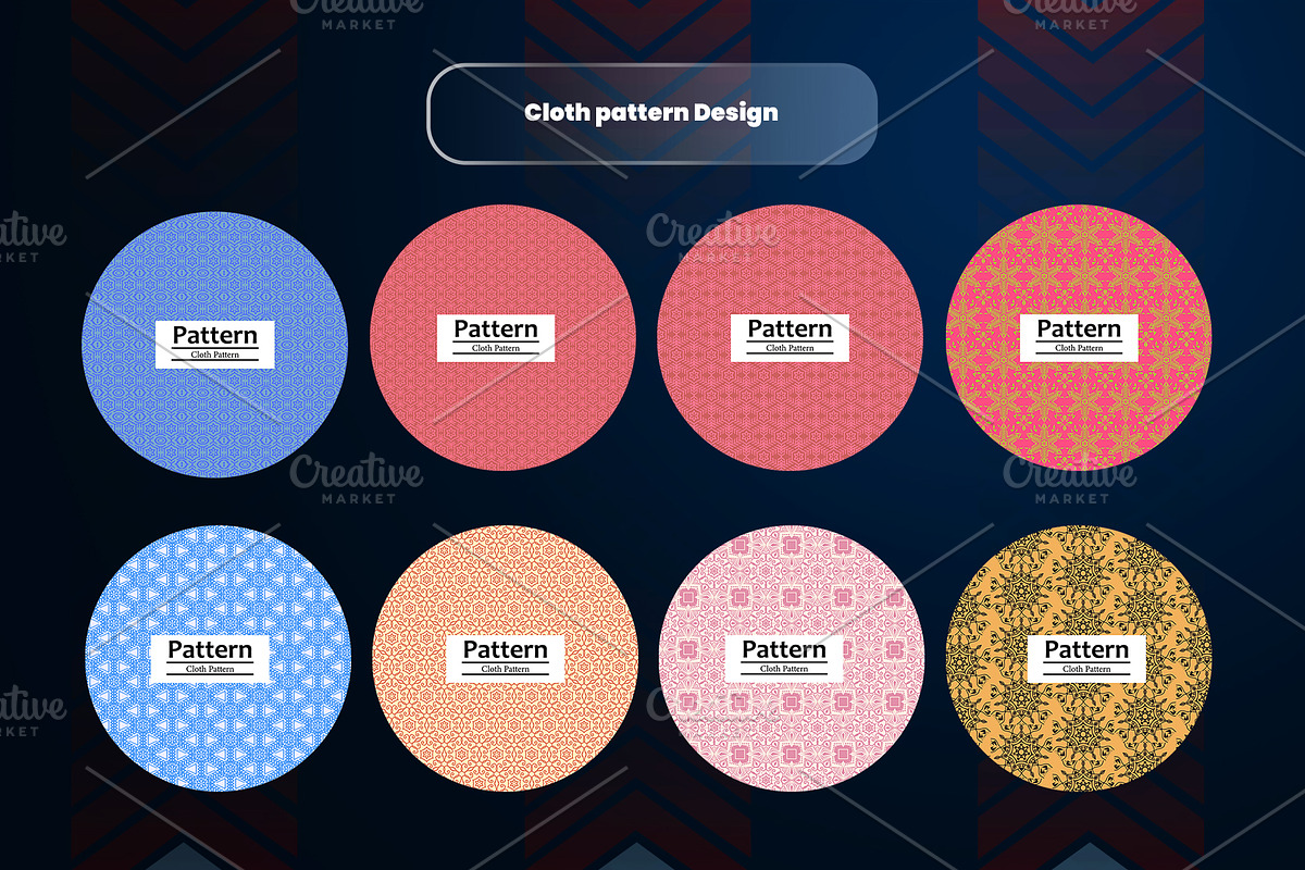 Colorful fabric pattern print, a Decorative Illustration by samsulpassive (Photo 2 of 4)