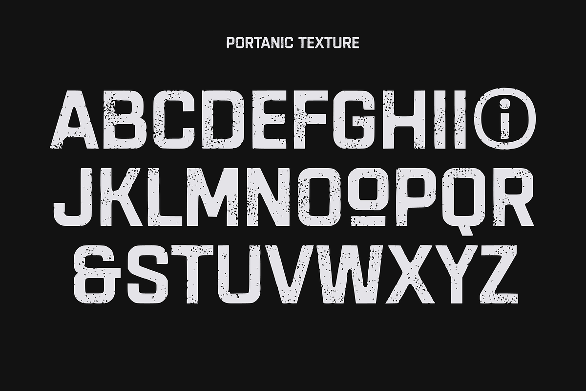 HF Portanic Typeface, a Sans Serif Font by 24Design Studios (Photo 8 of 9)