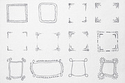 55 Hand-drawn, painted vector frames, a Graphic by ladik (Thumbnail 2 of 5)