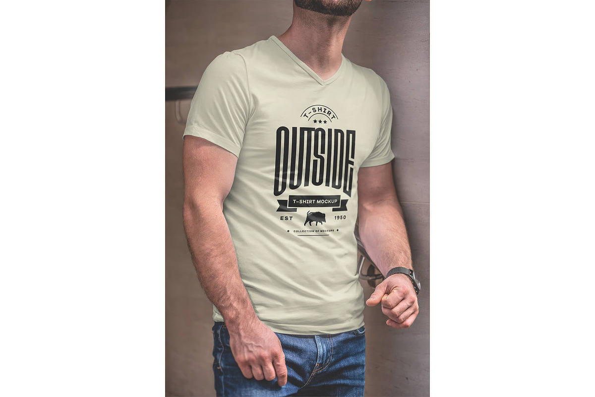 T-Shirt Mockup, a Shirt Mockup by DesignRushMarket (Photo 7 of 11)
