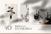 Japanese Flowers | Illustration Kit, an Object Illustration by Leleka.Store (Thumbnail 9 of 10)