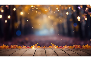 abstract forest bokeh decoration, a Nature Photo by pikepicture