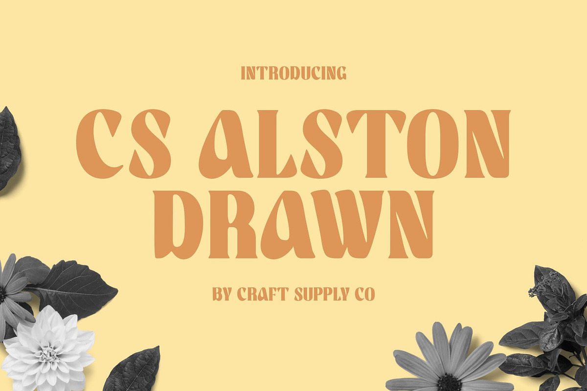CS Alston Drawn, a Serif Font by Craft Supply Co. (Photo 1 of 8)