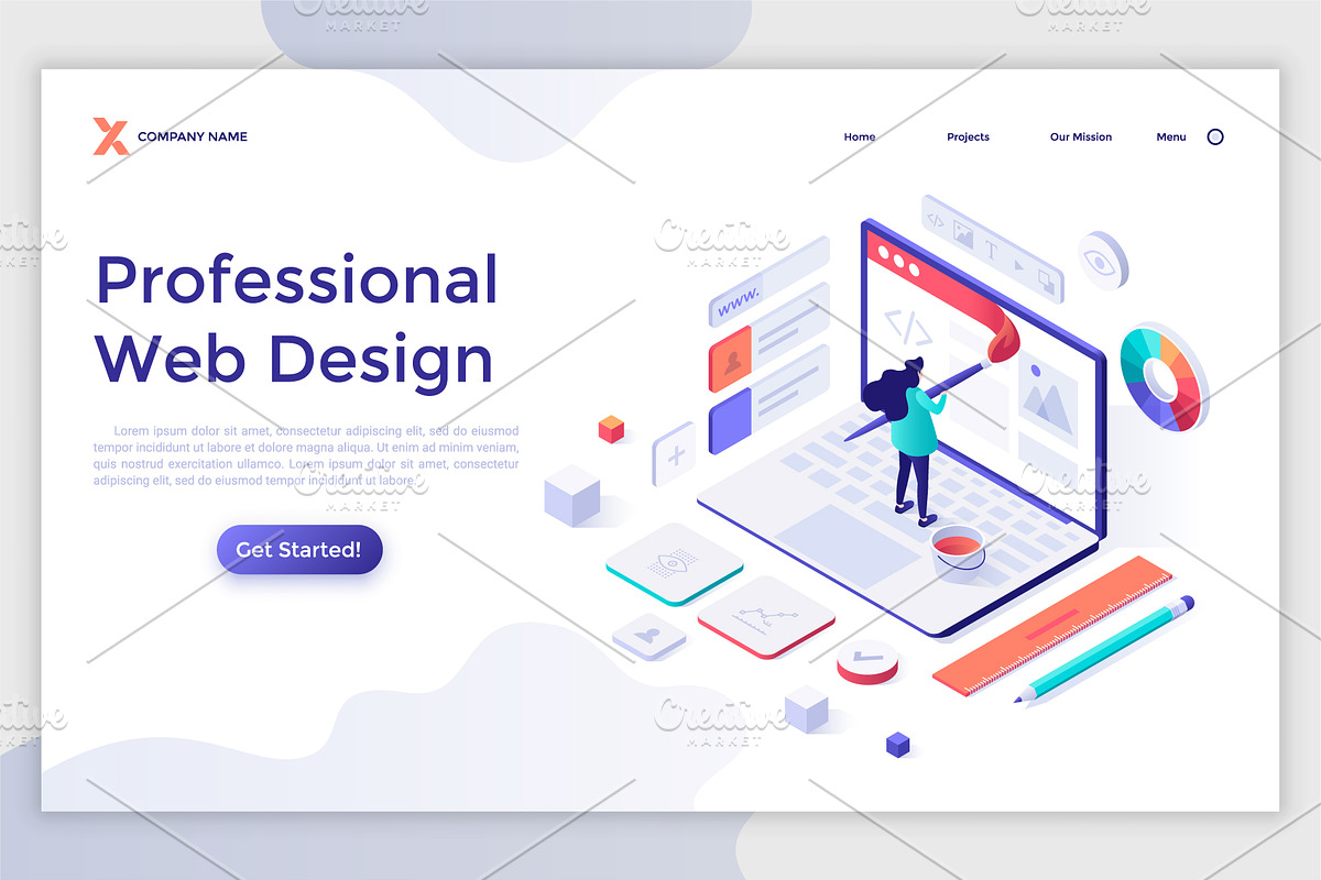 Isometric Solutions Mini. Part 14, a Templates & Theme by Andrew Kras Design (Photo 10 of 15)