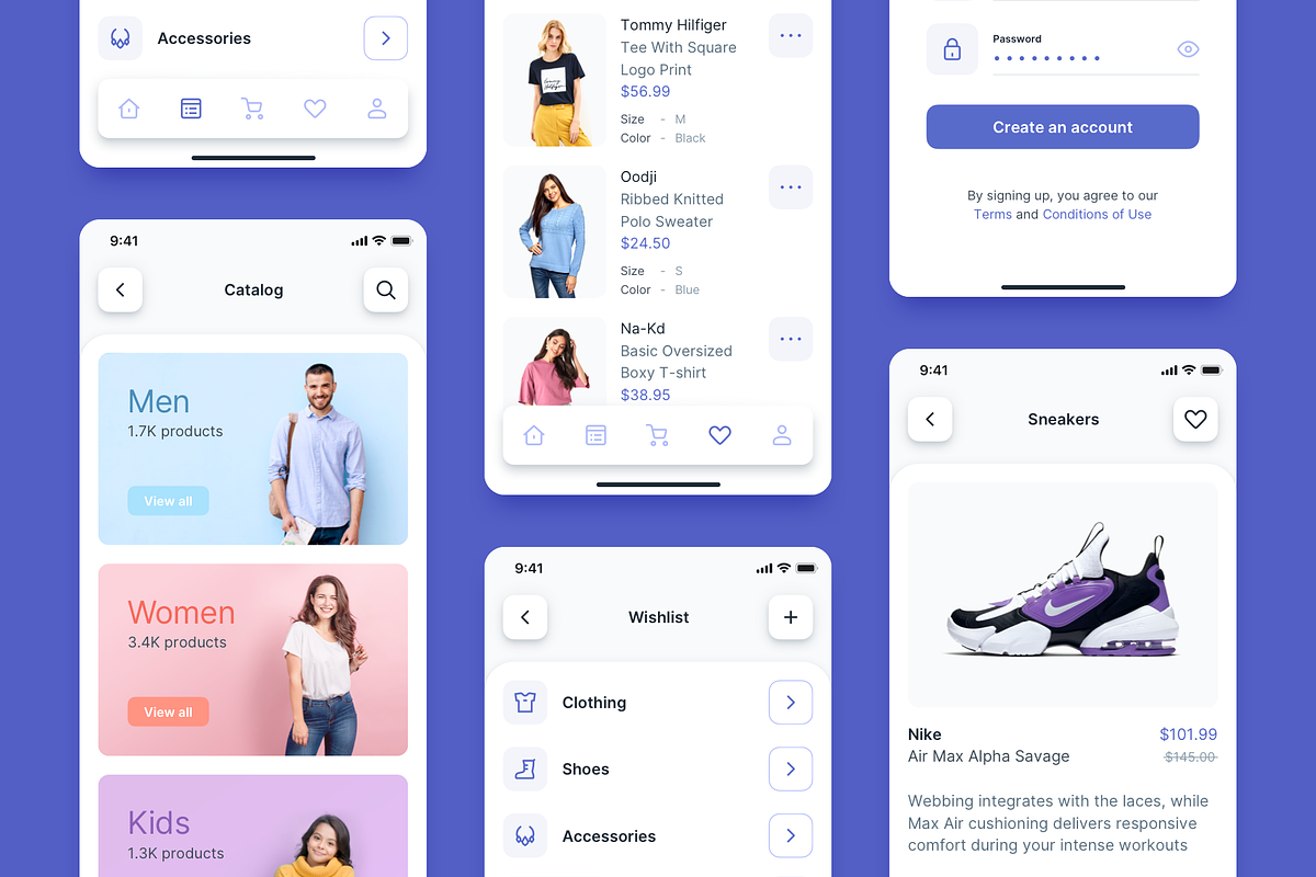 Runstore E-commerce UI Kit, an UI Kit Template by Singlayn (Photo 4 of 8)