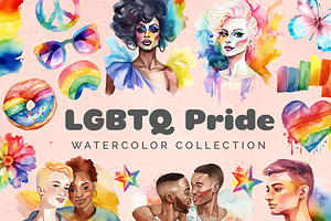 LGBTQ Pride Watercolor Collection