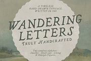Wandering Letters Handwritten Font, a Handwritten Font by CarmineType (Thumbnail 1 of 20)