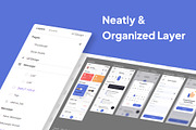 Scheduler - Task Manager App UI Kits, an UI Kit Template by Minialis (Thumbnail 3 of 6)